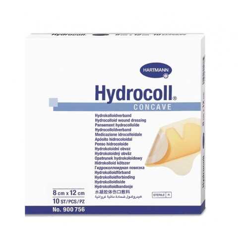 Гидроколлоидные повязки Hydrocoll concave на пятки и локти 8 х 12 см 10 шт. в Аптека 36,6