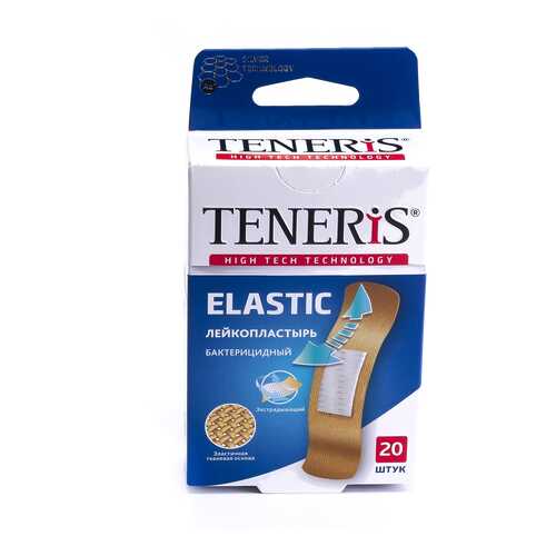 Пластырь Teneris Elastic бактерицидный с ионами серебра на тканевой основе 20 шт. в Аптека 36,6