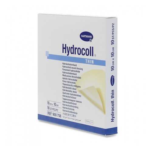 Повязка Hydrocoll thin гидроколлоидная самофиксирующаяся для заживления 10х10 см 10 шт. в Аптека 36,6