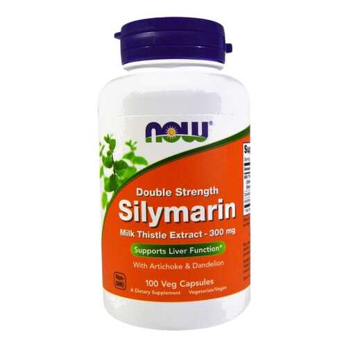 Для печени NOW Silymarin Milk Thisle 300 мг 100 капсул в Аптека 36,6