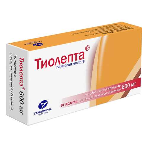 Тиолепта таблетки 600 мг 30 шт. в Аптека 36,6