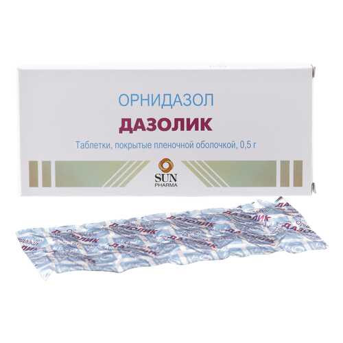 Дазолик таблетки 500 мг 10 шт. в Аптека 36,6