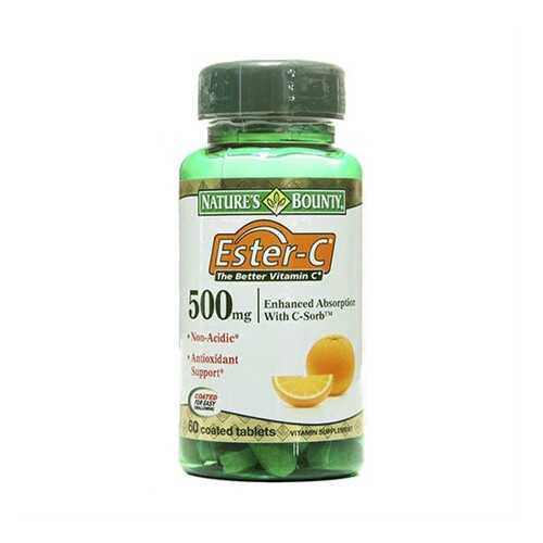 Nature's Bounty Ester-C 500 мг таблетки 60 шт. в Аптека 36,6