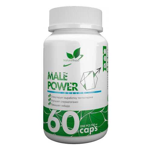 Добавка для мужчин NATURALSUPP Male Power капсулы 60 шт. в Аптека 36,6