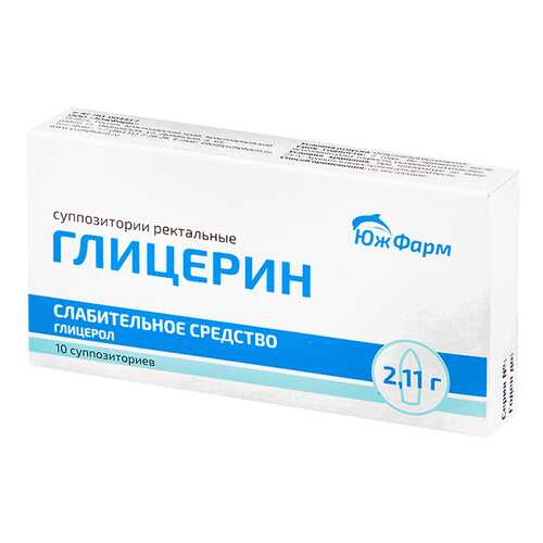 Глицерин суппозитории ректальные 2,11 г №10 в Аптека 36,6