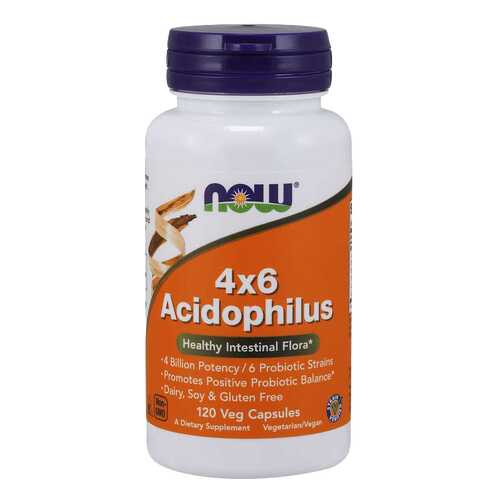 Для пищеварения NOW Acidophilus 4x6 120 капсул в Аптека 36,6