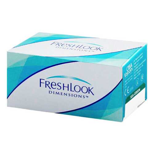 Контактные линзы FreshLook Dimensions 2 линзы без упаковки R 8,6 -4,00 Голубые в Аптека 36,6