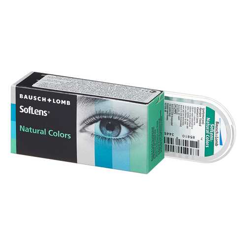 Контактные линзы SofLens Natural Colors 2 линзы -1,00 indigo в Аптека 36,6