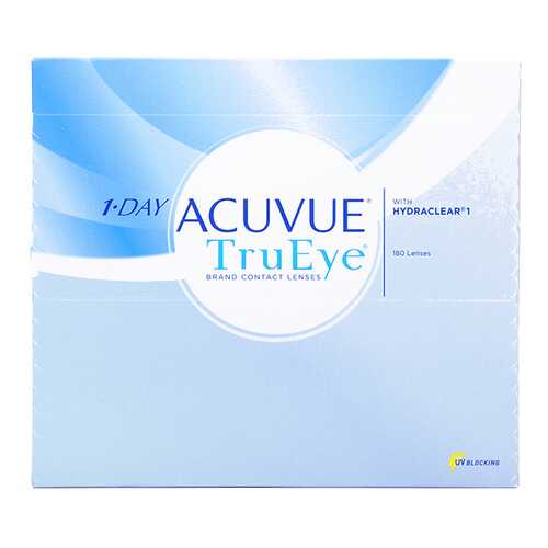 Контактные линзы 1-Day Acuvue TruEye 180 линз R 8,5 -10,50 в Аптека 36,6