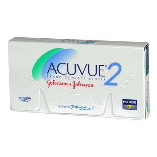 Контактные линзы Acuvue 2 6 линз R 8,3 -1,00 в Аптека 36,6