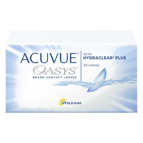 Контактные линзы Acuvue Oasys with Hydraclear Plus 24 линзы R 8,8 -1,75 в Аптека 36,6