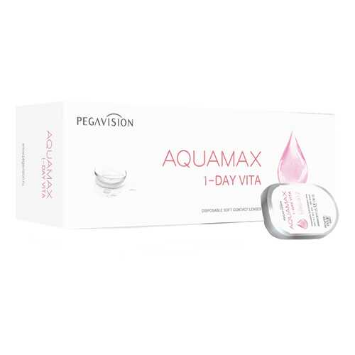 Контактные линзы Aquamax 1 Day Vita 30 линз R 8,6 -6,50 в Аптека 36,6