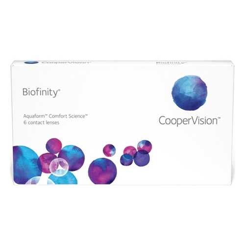 Контактные линзы Biofinity 6 линз -0,50 в Аптека 36,6