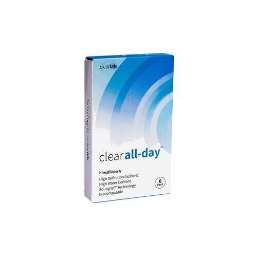 Контактные линзы ClearLab Clear All-Day 6 линз R 8.6 -03,00 в Аптека 36,6