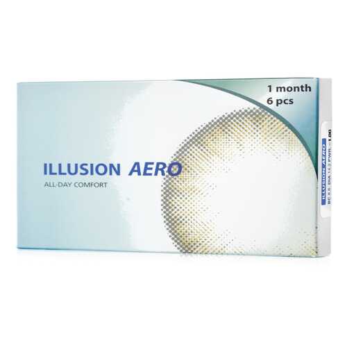 Контактные линзы ILLUSION Aero 6 линз R 8.6 -0.75D в Аптека 36,6