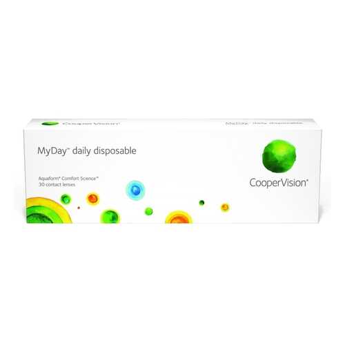 Контактные линзы MyDay Daily disposable 30 линз R 8,4 -2,00 в Аптека 36,6