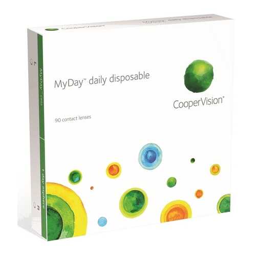 Контактные линзы MyDay Daily disposable 90 линз R 8,4 +4,00 в Аптека 36,6