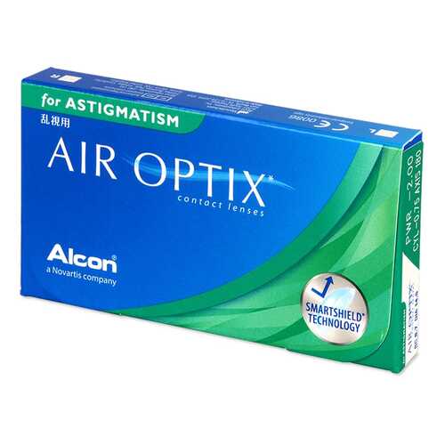 Контактные линзы Air Optix for Astigmatism 3 линзы R 8,7 -1,50/-2,25/90 в Аптека 36,6