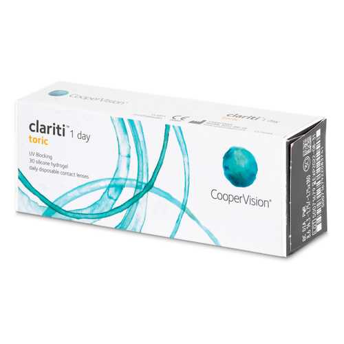 Контактные линзы Clariti 1 day toric 30 линз R 8,6 -2,25/-0,75/180 в Аптека 36,6