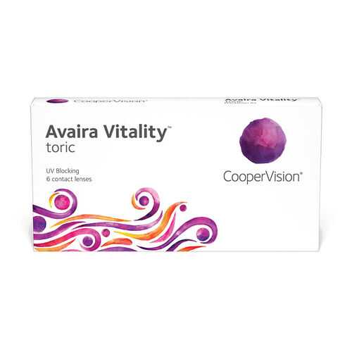 Линзы контактные CooperVision Avaira Vitality toric 6 шт. -2,75/1,25/170 в Аптека 36,6