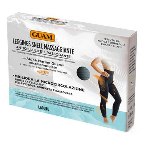 Леггинсы Guam Leggings Snell Massaggiante с массажным эффектом XS-S черный в Аптека 36,6