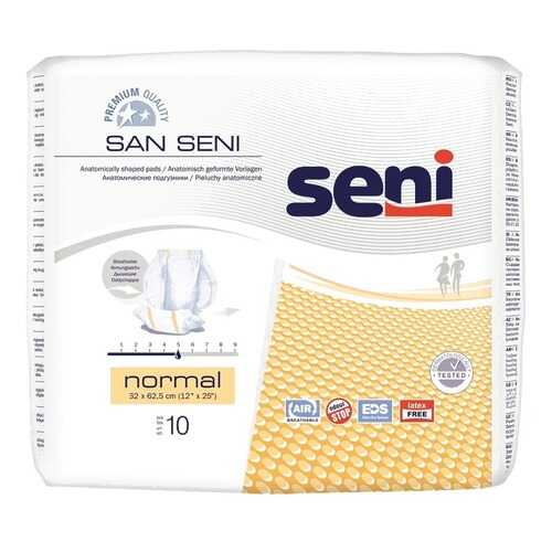 Анатомические подгузники для взрослых, 10 шт. San Seni Normal в Аптека 36,6
