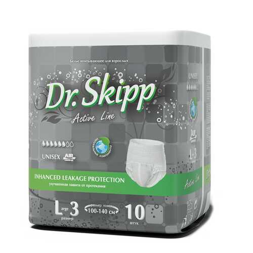 Белье впитывающее для взрослых Dr. Skipp Active Line размер L 10 шт. в Аптека 36,6