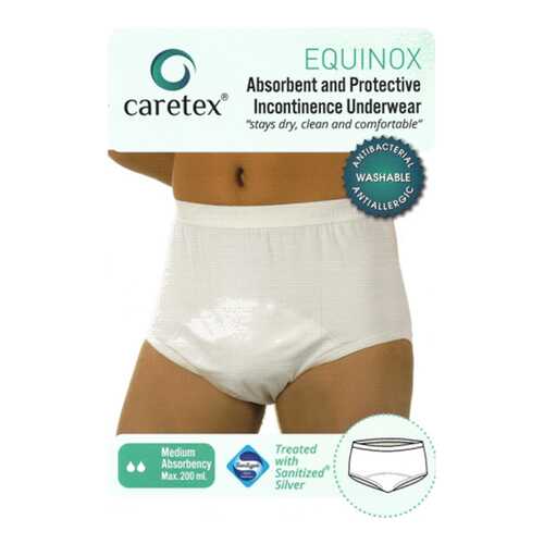 Многоразовые впитывающие трусы Caretex Equinox Gentug Textile XS, черные в Аптека 36,6