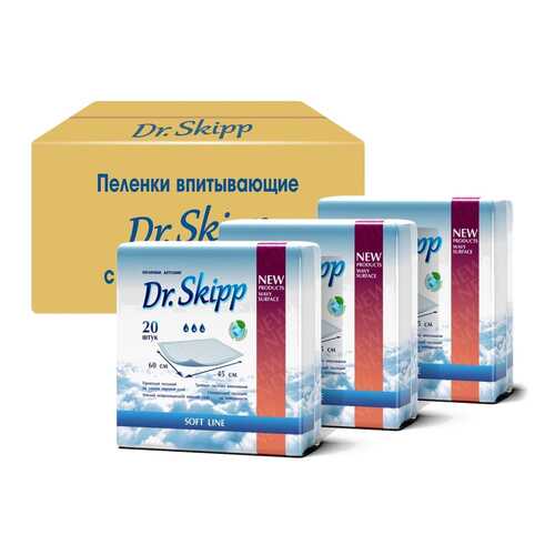 Пеленки гигиенические Dr.Skipp супервпитывающие одноразовые 45x60, 60 шт. в Аптека 36,6