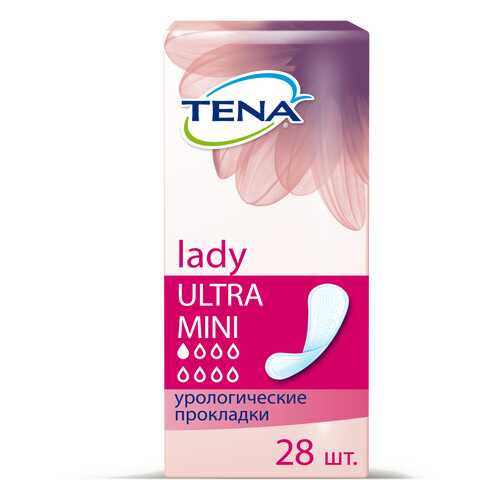 Прокладки Tena Lady Ultra Mini Урологические 28 шт в Аптека 36,6