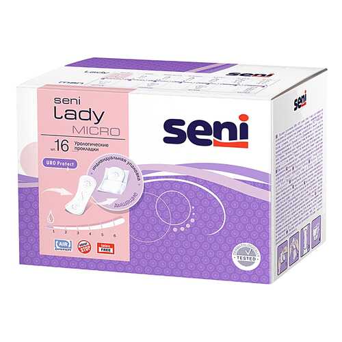 Прокладки урологические SENI LADY Micro 16 шт. в Аптека 36,6