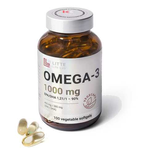 ОМЕГА-3 Litte Life Lab 1000 мг капсулы 100 шт. в Аптека 36,6