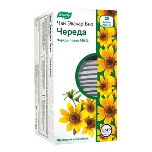 Чай Эвалар БИО череда, 20 фильтр-пакетов в Аптека 36,6