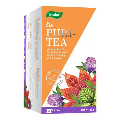 Чай Эвалар БИО Очищающий (Evalar Bio Puri-Tea), 20 фильтр-пакетов, Эвалар в Аптека 36,6