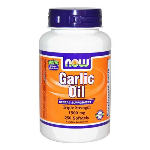 Другие масла и жиры NOW Garlic Oil 250 капс. в Аптека 36,6