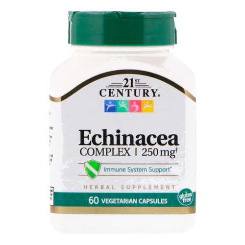 Экстракт эхинацеи 21ST CENTURY Echinacea вег. капсулы 60 шт. в Аптека 36,6