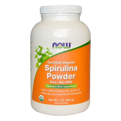 Добавка для здоровья NOW Spirulina Powder 454 г натуральный в Аптека 36,6