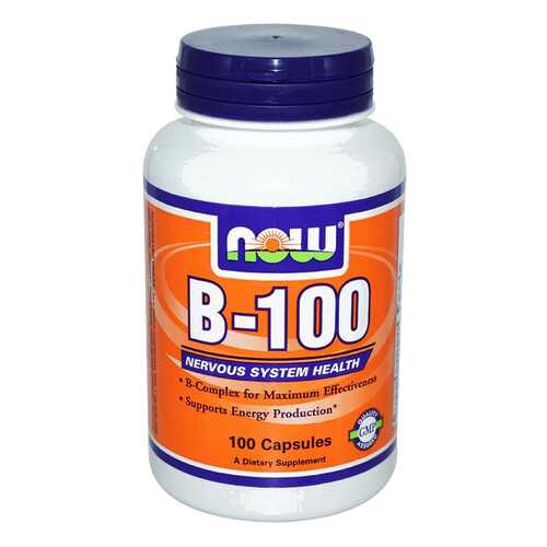 Витаминный комплекс NOW B-100 капсулы 100 шт. в Аптека 36,6