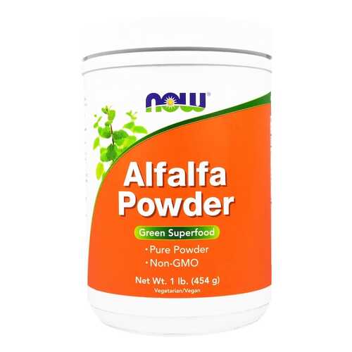 Добавка для здоровья NOW Alfalfa 454 г натуральный в Аптека 36,6