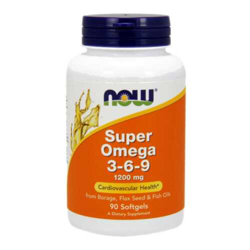 Omega 3-6-9 NOW Super 90 капс. в Аптека 36,6