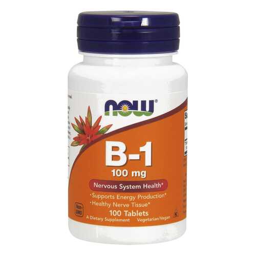 Витамин B NOW B-1 100 табл. в Аптека 36,6