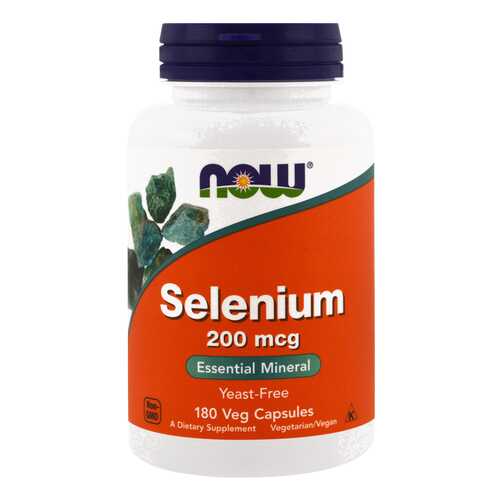 Витаминно-минеральный комплекс NOW Selenium 180 капс. в Аптека 36,6